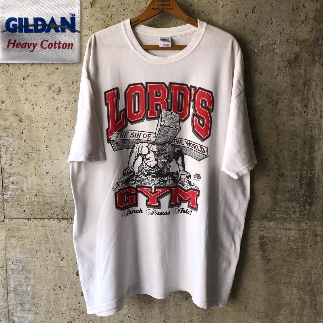 GG396 LORD'S GYM 90s Tシャツ ジーザス 十字架 USA製 | ビンテージ