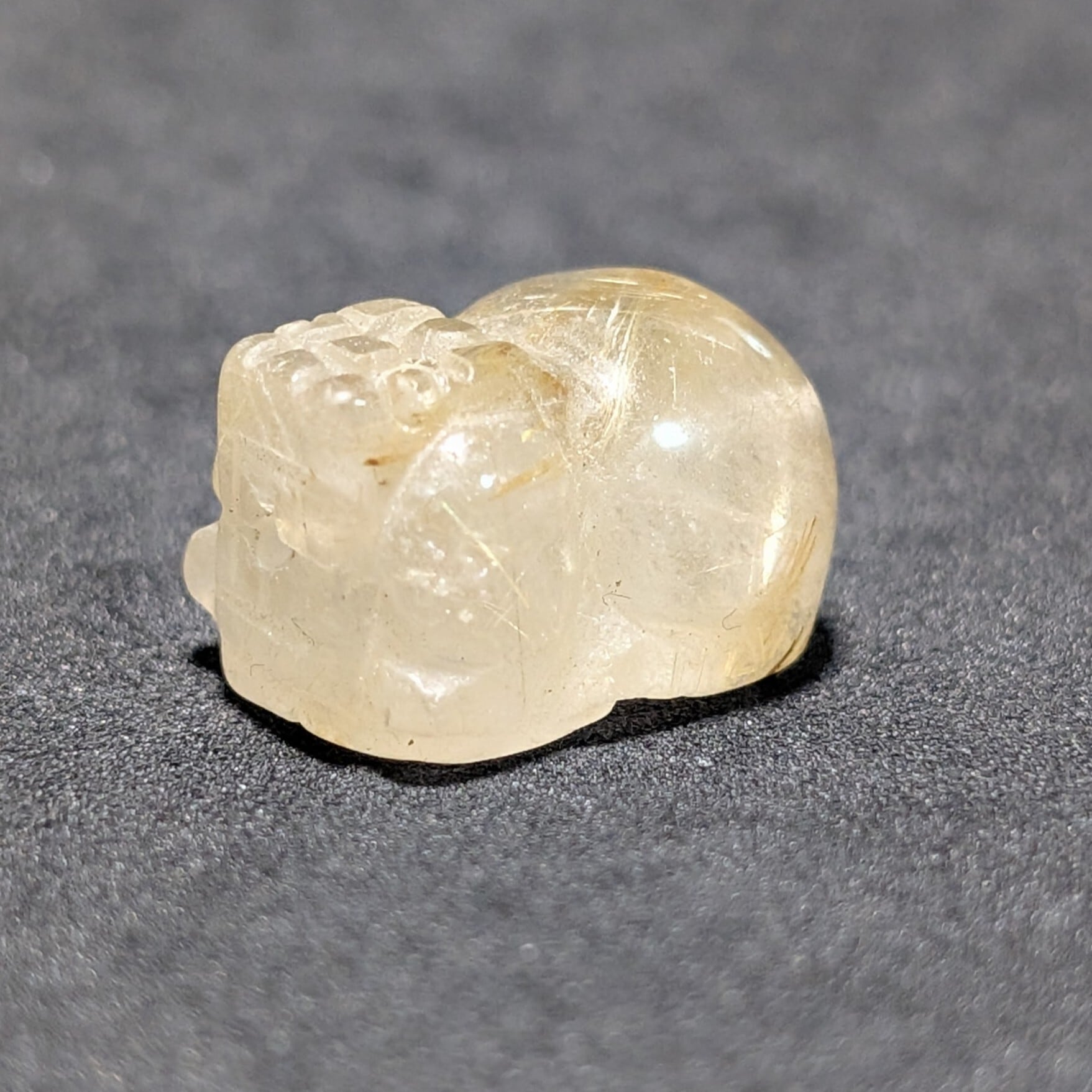 ファントム✨ 苺水晶 ストロベリー クォーツ ファイヤー ラフストーン