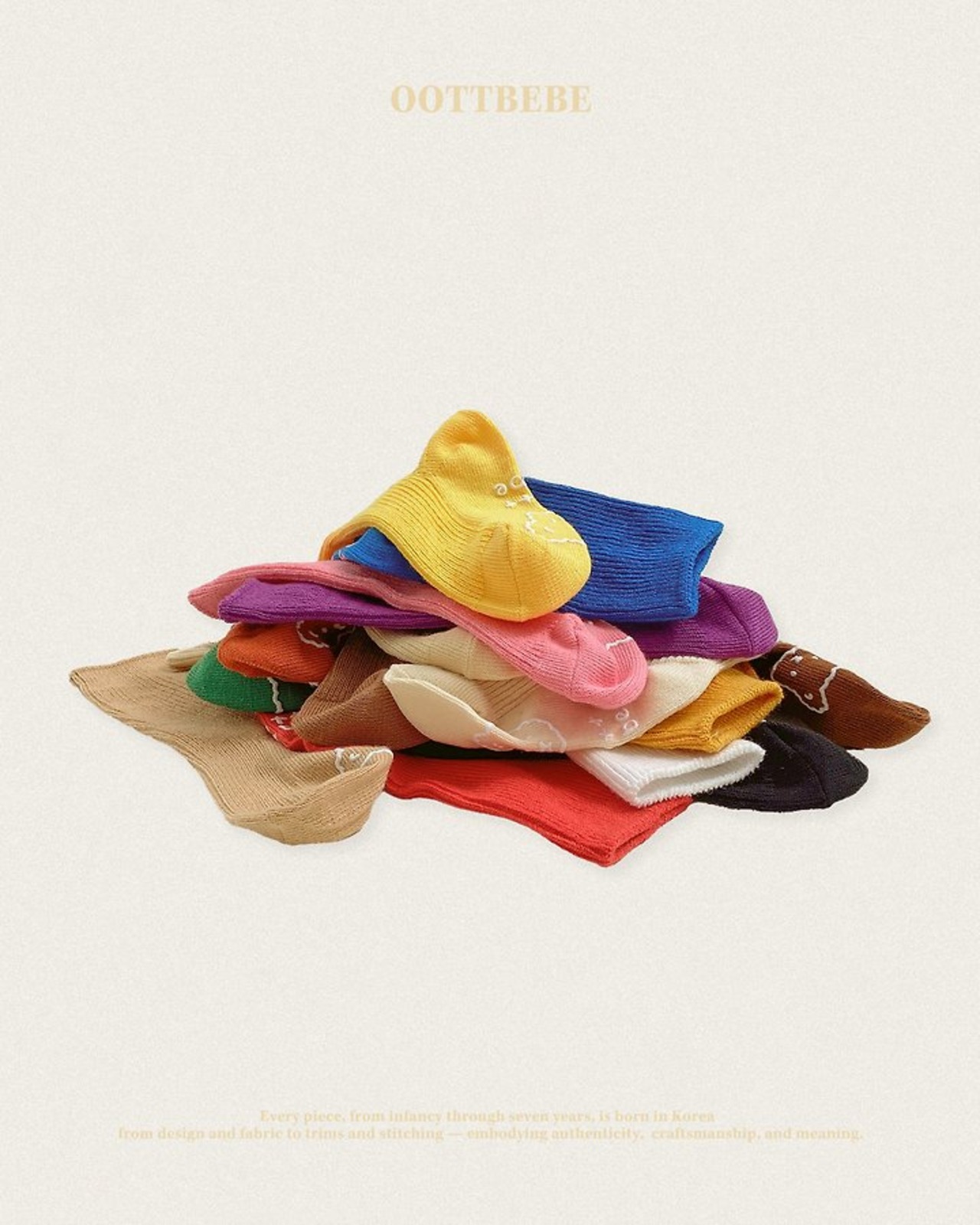 [oottbebe] Rainbow Socks (XS/S/M) / [오뜨베베] 레인보우삭스 (XS/S/M)