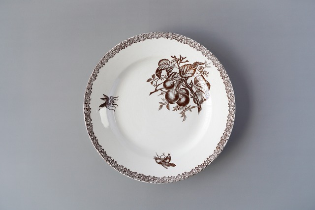 Choisy le Roi  After 1878s チェリー柄プレート