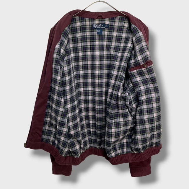 90ｓ　ラルフローレン スウィングトップ ハリントンジャケット ボルドー L
