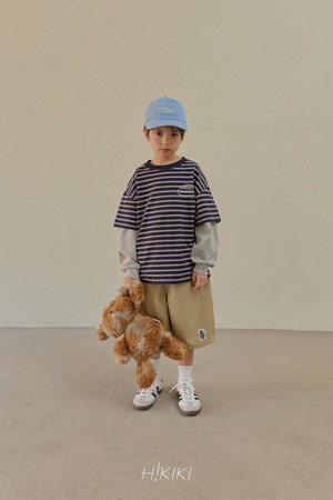 【即納】stripe layered T / HiKIKI