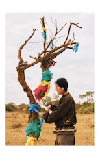 CONP Ethnic Patchwork Nylon Jacket