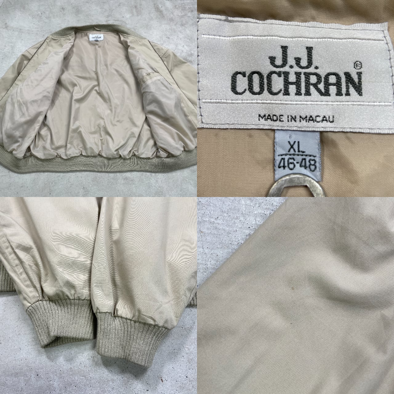 古着通販】80年代 J.J.COCHRAN カップショルダー ダービー 古着通販】80年代 J.J.COCHRAN カップショルダー ダービー