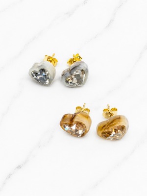 COMME JEWELRY"STONE HART  TYPE PIERCE"