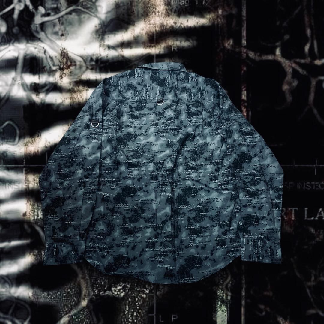 90s SLASH NUMBER ギミック ジップ シャツ 90s SLASH NUMBER ギミック ジップ シャツ