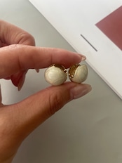 エナメルボールピアス