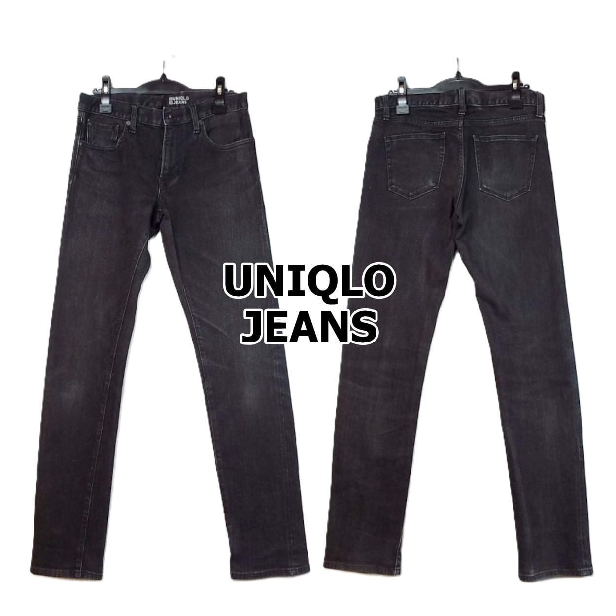 ウエスト82cm】UNIQLO JEANS ユニクロジーンズ SLIM FIT 伸縮 赤耳