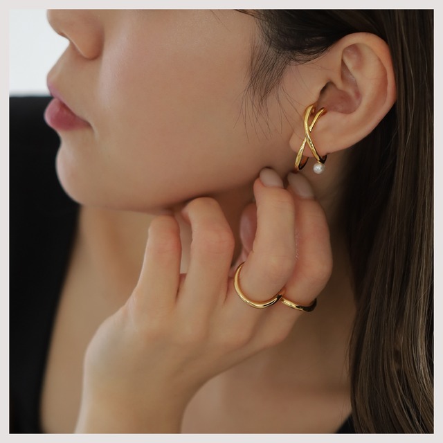 Ear cuff -Gold/Silver-