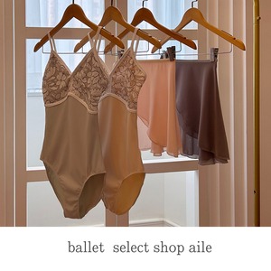 花柄レースキャミソールレオタード2色展開 A0232