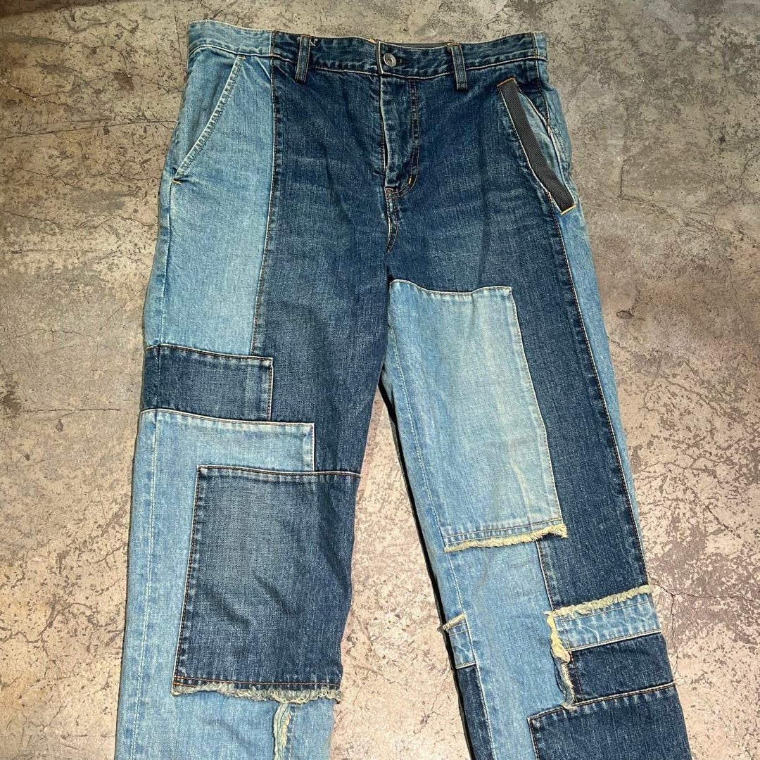 Sacai サカイ ドッキングデニムパンツ SIZE 2.21-02512M【表参道t11