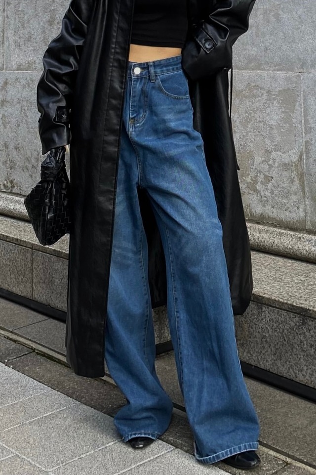 WIDE DENIM PANTS（23-05-019）