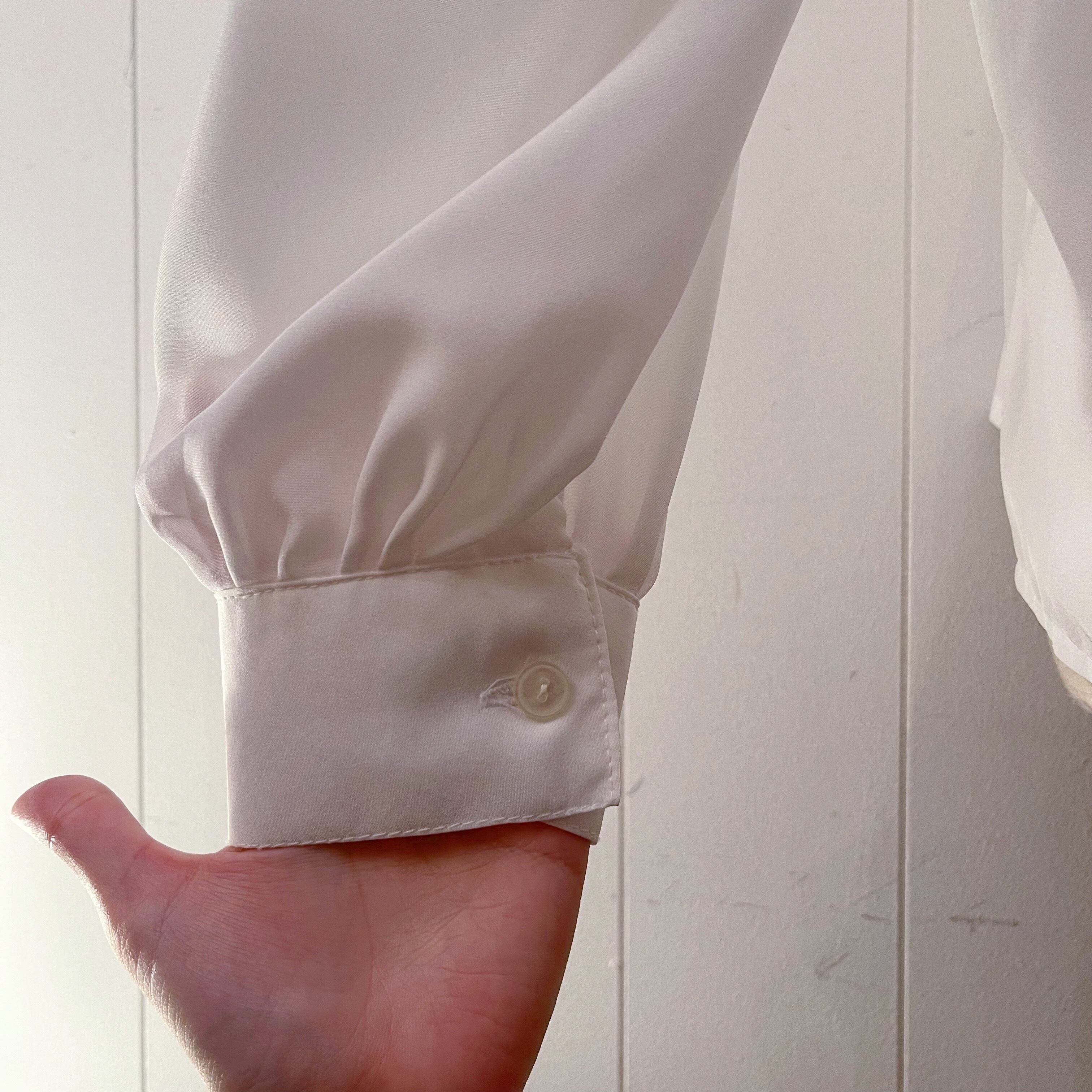 flower leaf lace white blouse