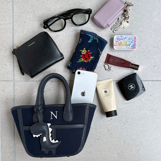 BUDDY. Canvas mini Bag【NVY】