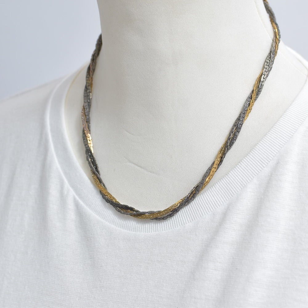 希少 GIVENCHY スネーク 喜平 チェーン ネックレス Vintage