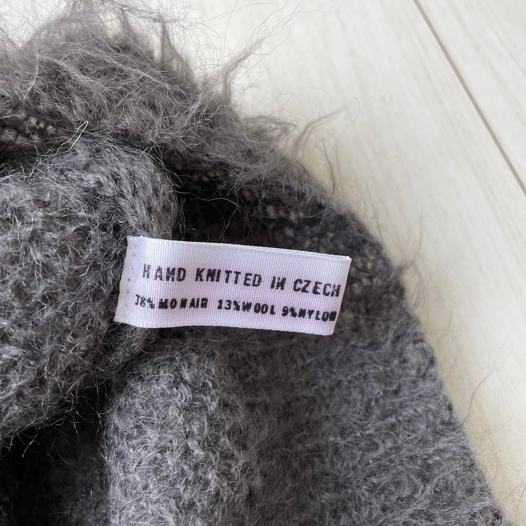 78%mohair fragment simon barker aka six mohair jumper モヘアニット 