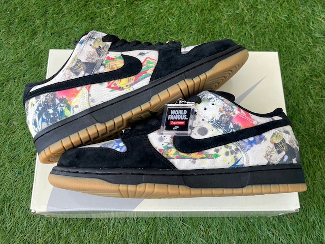 Supreme × NIKE SB DUNK LOW RAMMELLZEE FD8778-001 27.5cm 41425