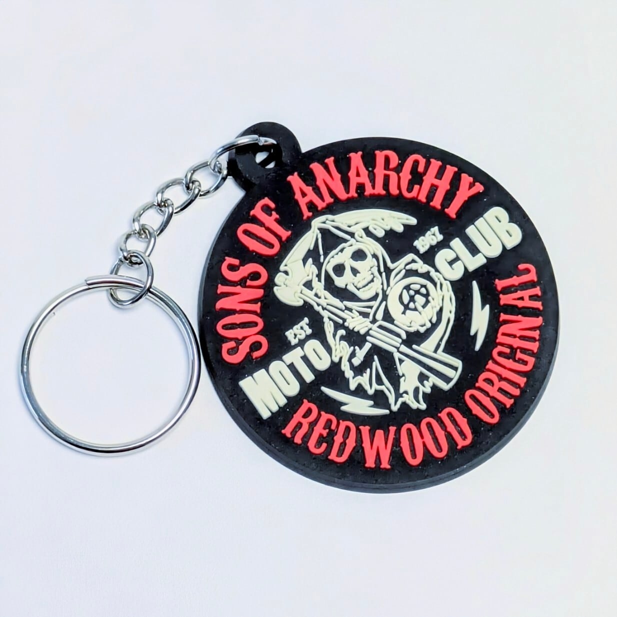 ♧ 送料無料！ ★ラバーキーホルダー★〘5313〙【 Sons of Anarchy ( サンズオブアナーキー ) 】 〚アメリカン雑貨 アメトイ〛