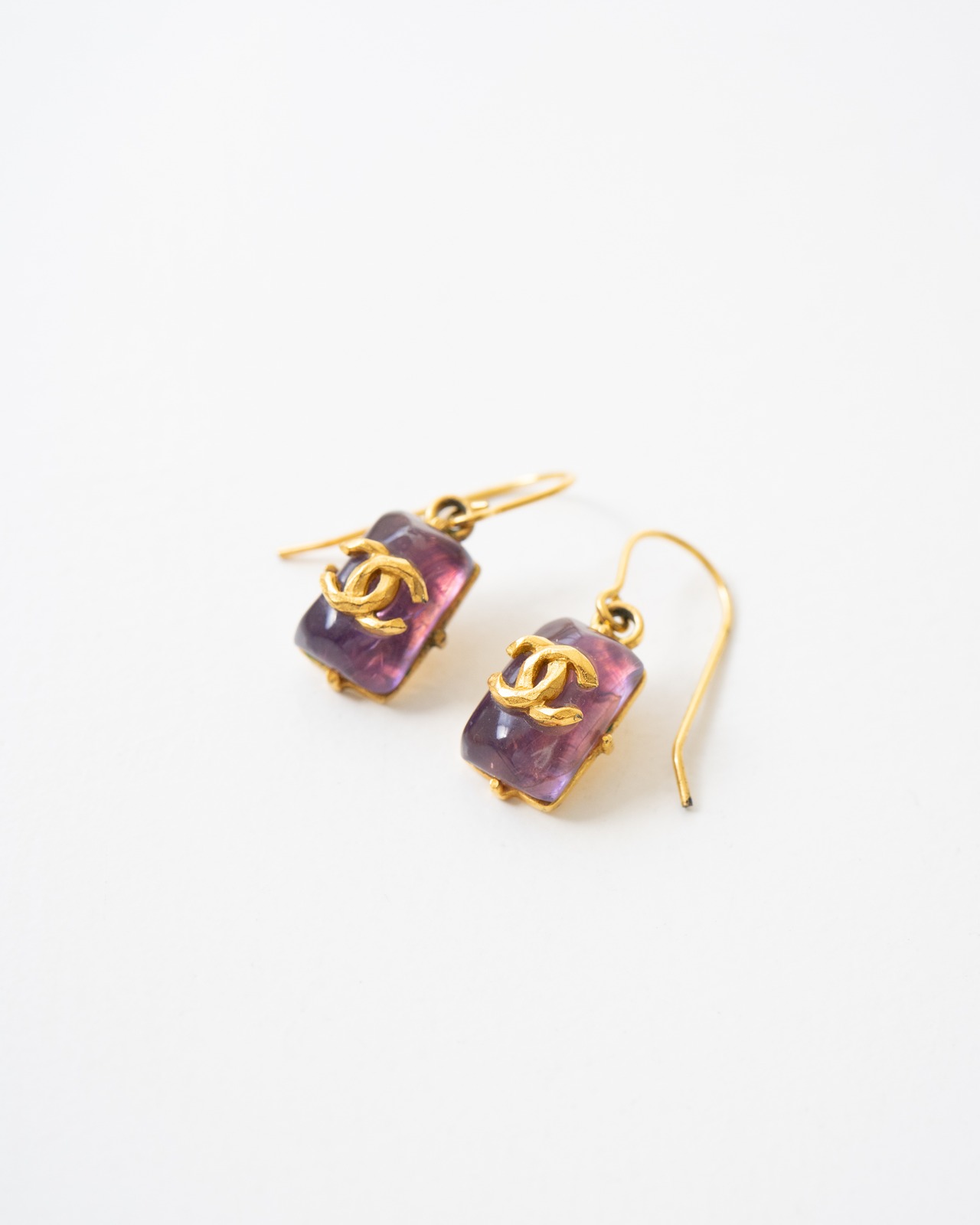 〈CHANEL〉CC Mark Gripoix Earrings 1999SS