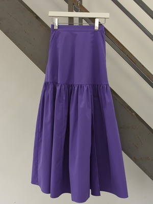 slit volume tiered skirt（purple）