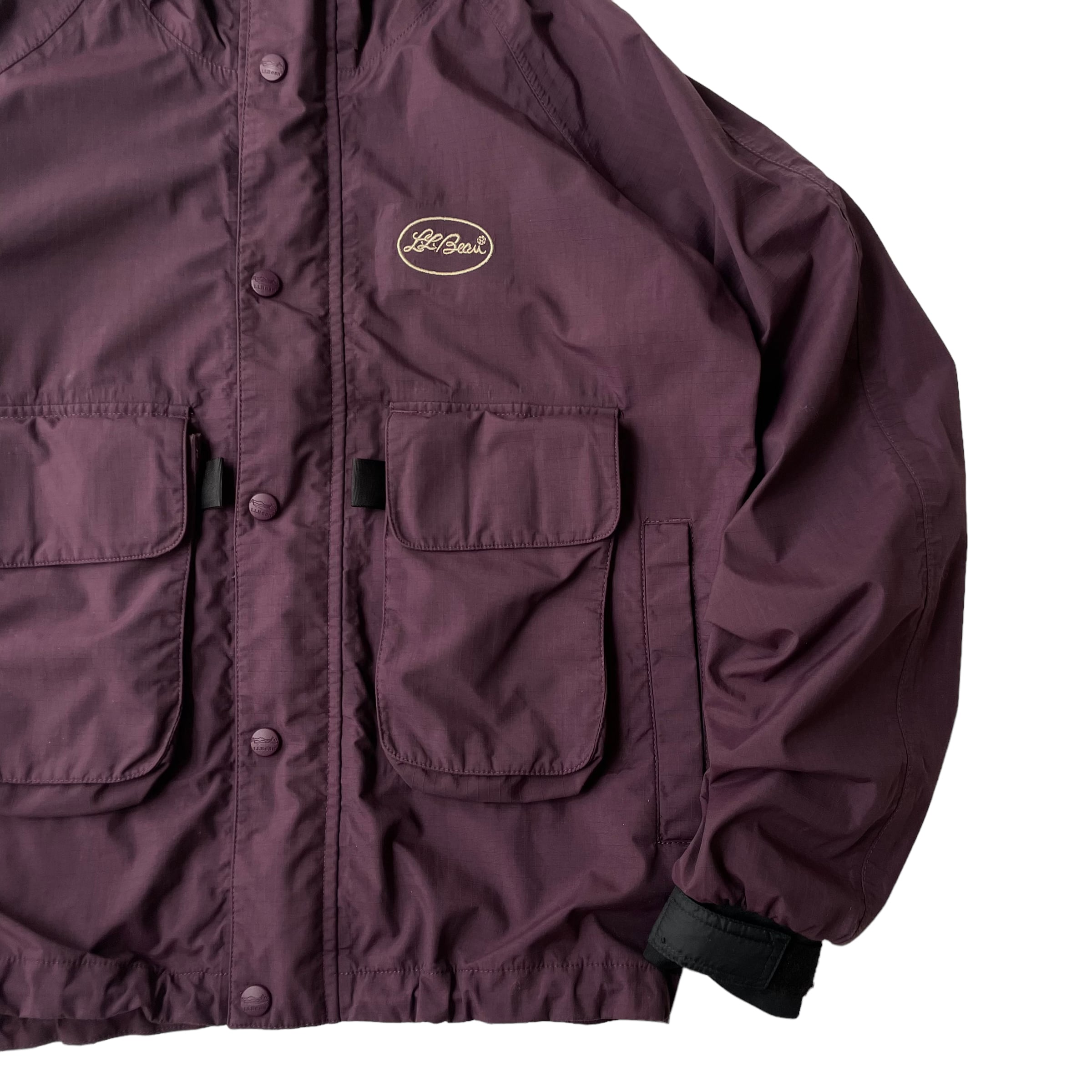 90s L.L.Bean Fly Fishing Nylon Jacket GREENY
