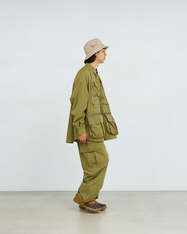 残り１点【FreshService(フレッシュサービス)】DRY TYPEWRITER TACTICAL POCKET L/S SHIRT（FSC-241-50104B）