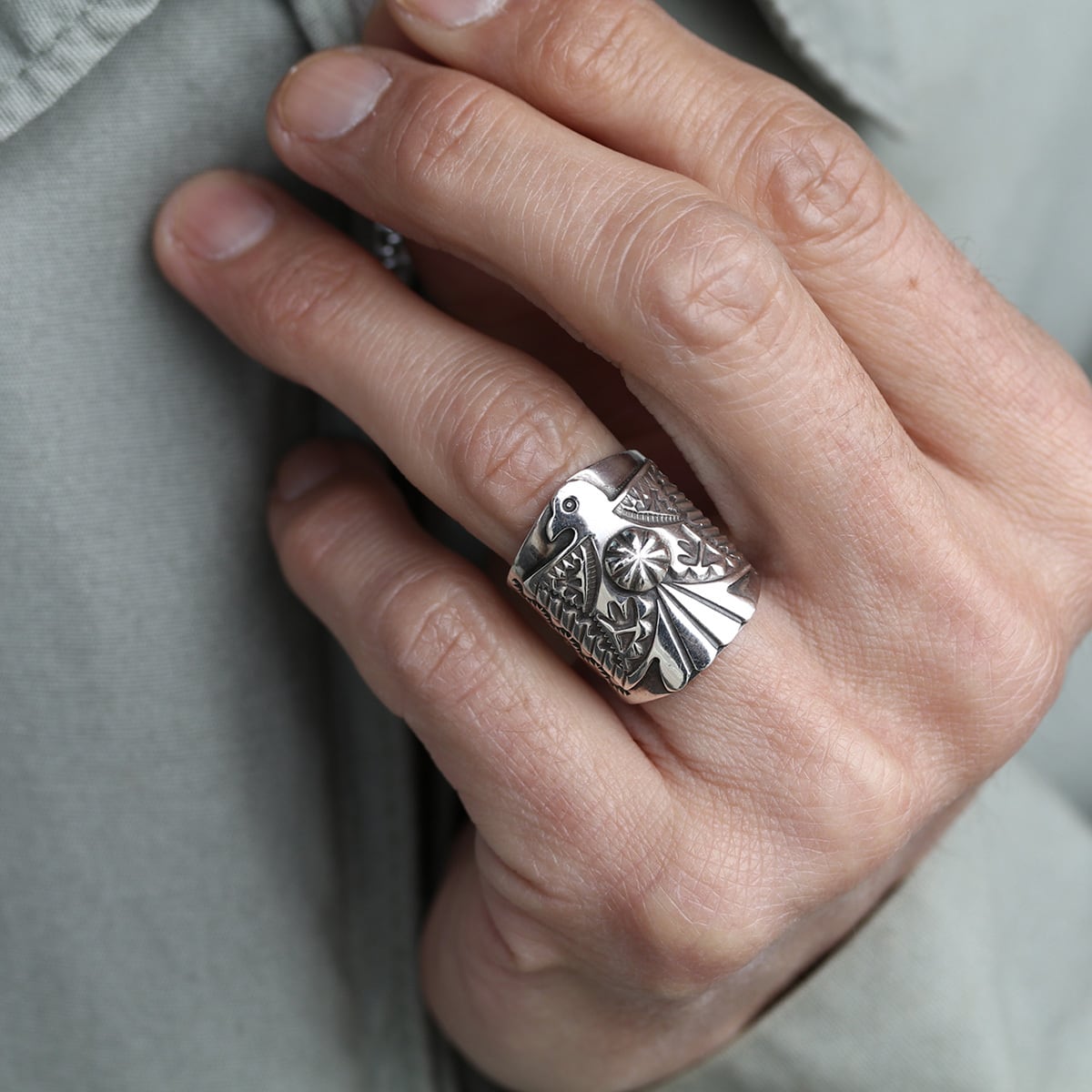 Darrell Cadman ダレル キャドマン Thunderbird Ring サンダーバード