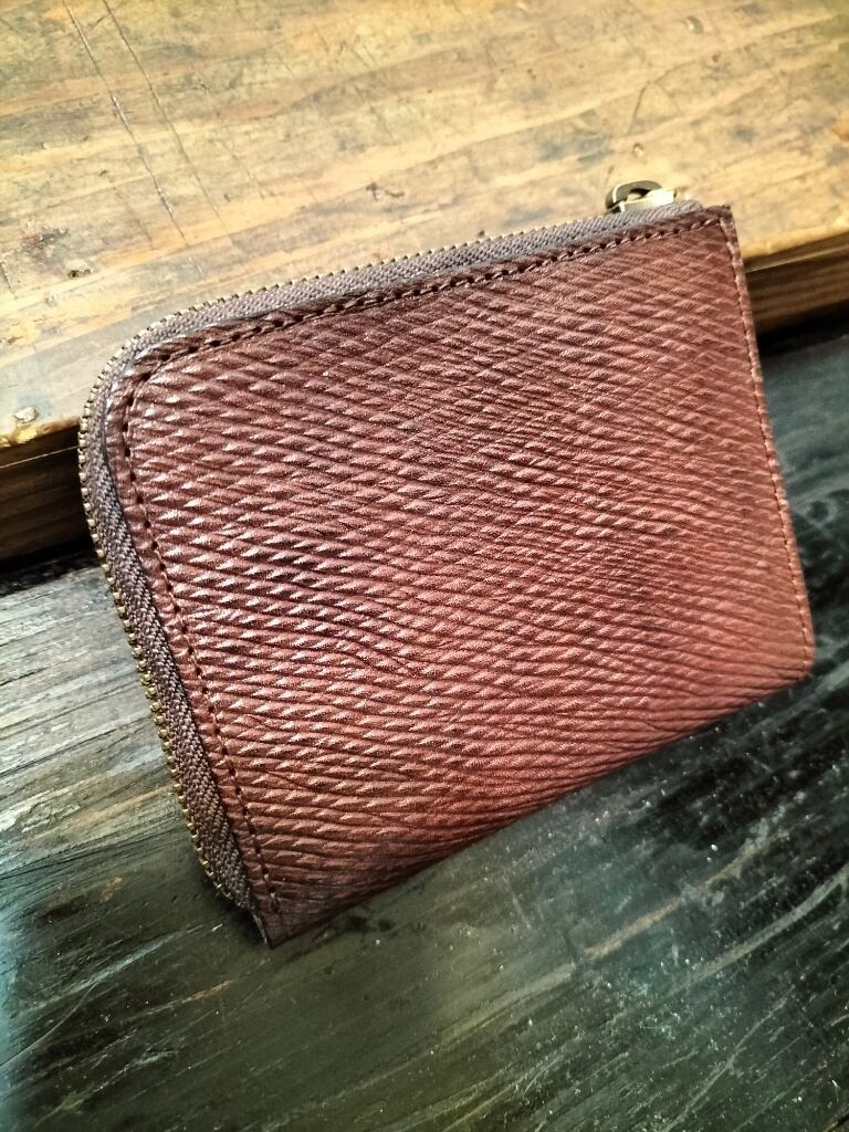 ベイカーズロシアンL字ファスナーウオレットD