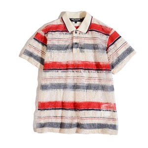 JUNYA WATANABE COMME des GARÇONS  sheer border  polo shirts