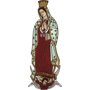 【AFO】Saint Mary WAPPEN 聖母マリア ワッペン 特大【ゆうパケット配送対象商品】