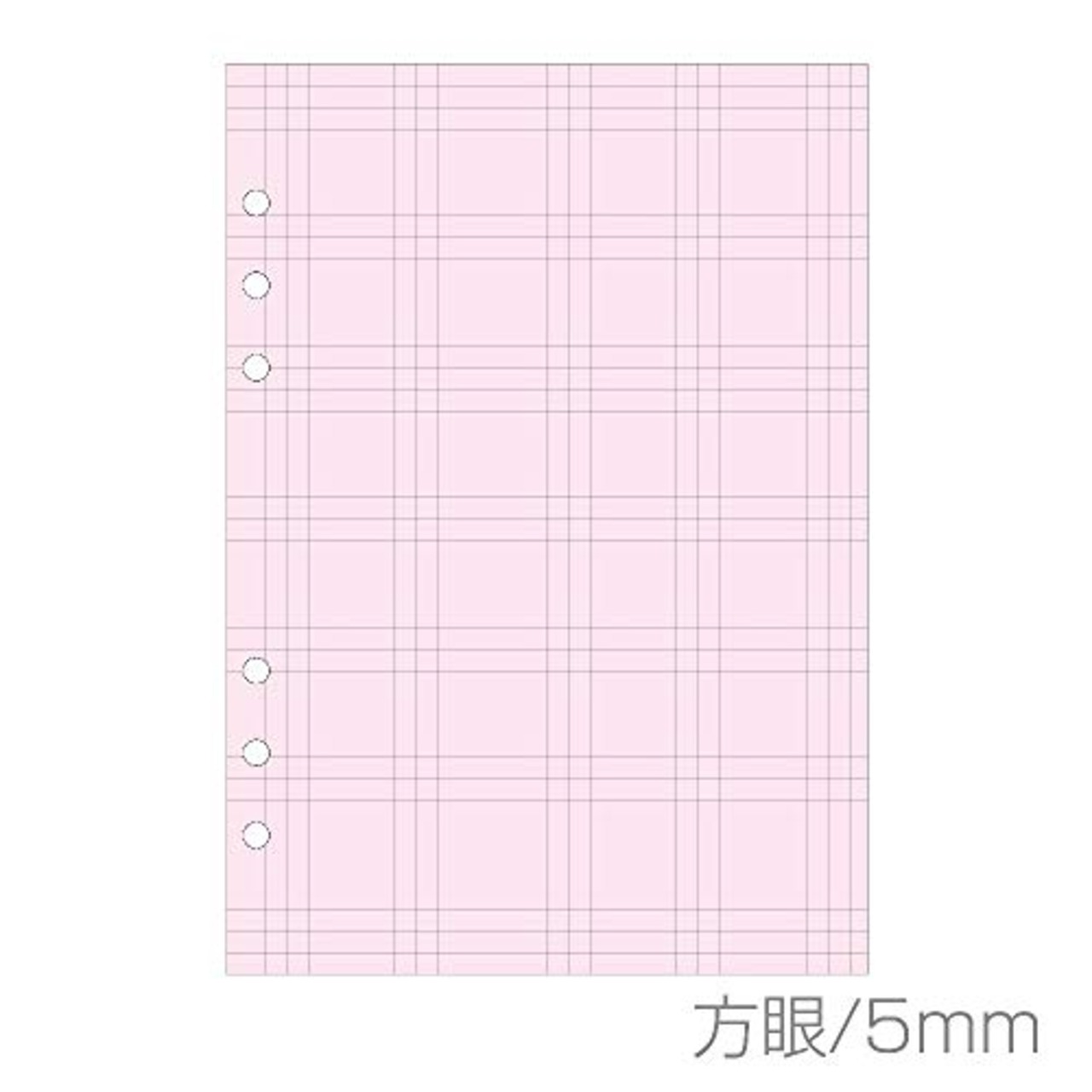 エトランジェ・ディ・コスタリカ リフィル6穴 方眼 100シート BASIS A5 アソートパステル A5RF-G-05