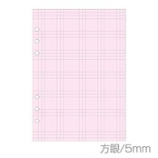 エトランジェ・ディ・コスタリカ リフィル6穴 方眼 100シート BASIS A5 アソートパステル A5RF-G-05