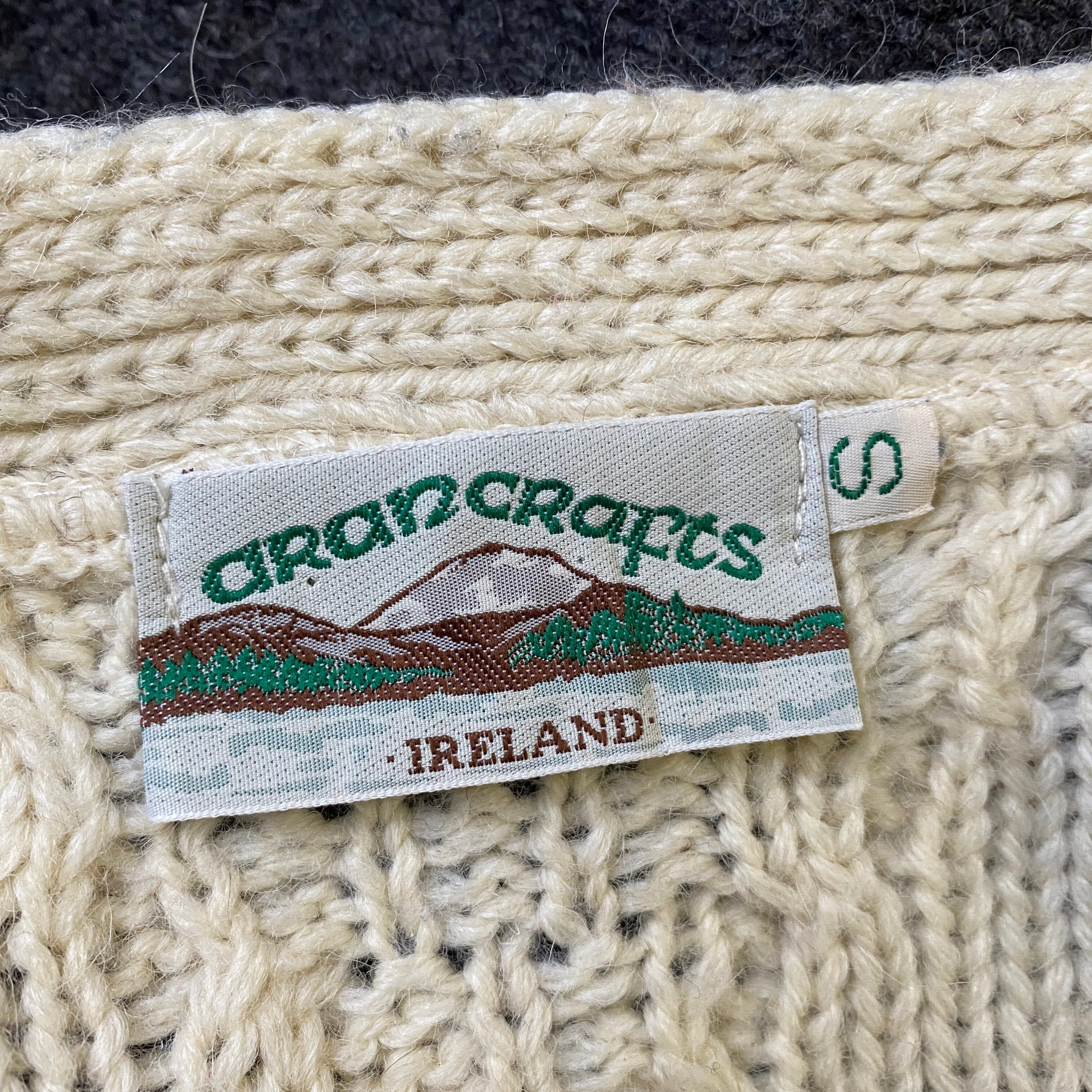 アイルランド製 arancrafts フィッシャーマン アランニット アイルランド製 arancrafts フィッシャーマン アランニット
