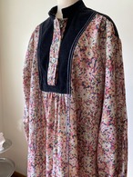 70s Corduroy and Wool Dress