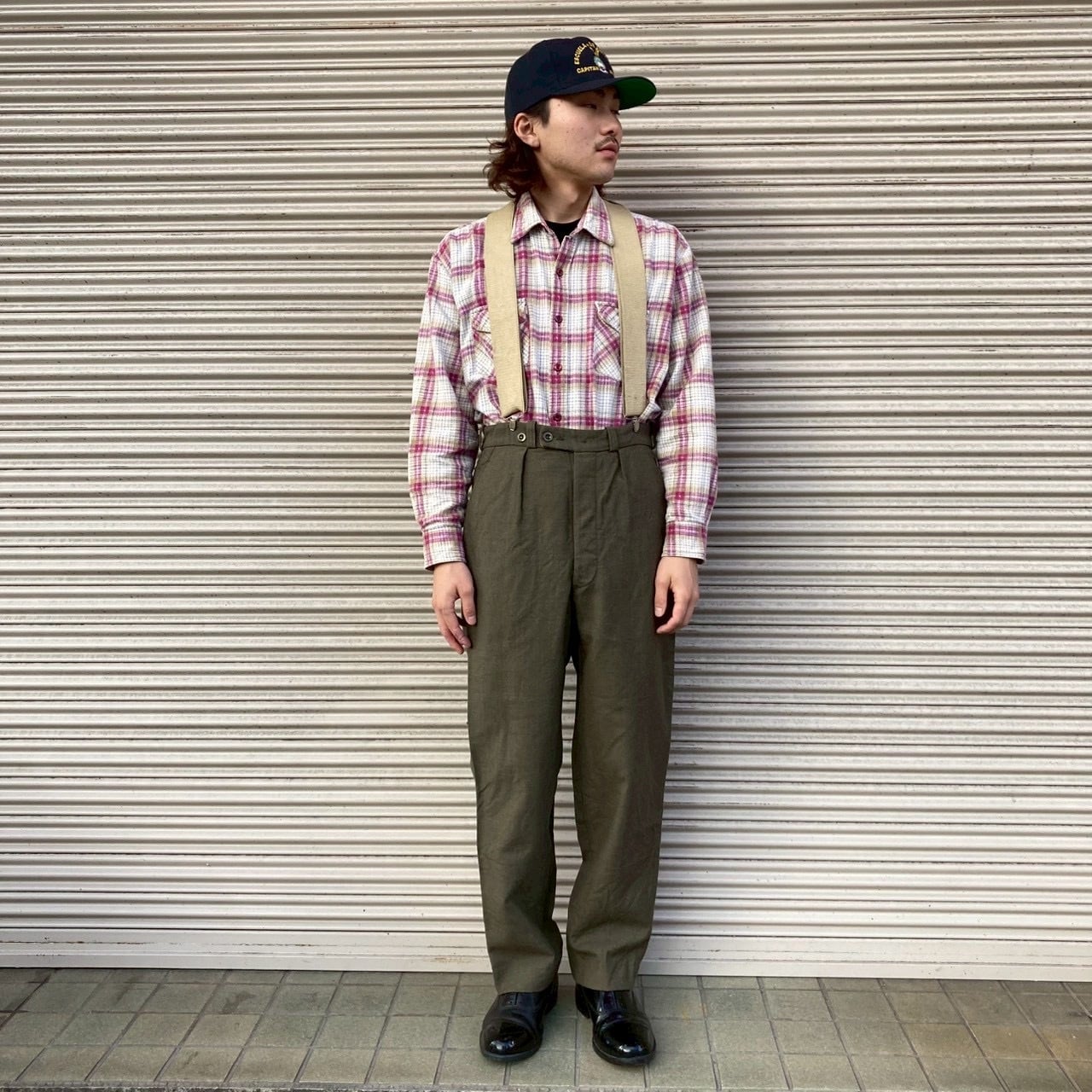 70s Bergium Army ベルギー軍 ウールパンツ スラックス W80cm M