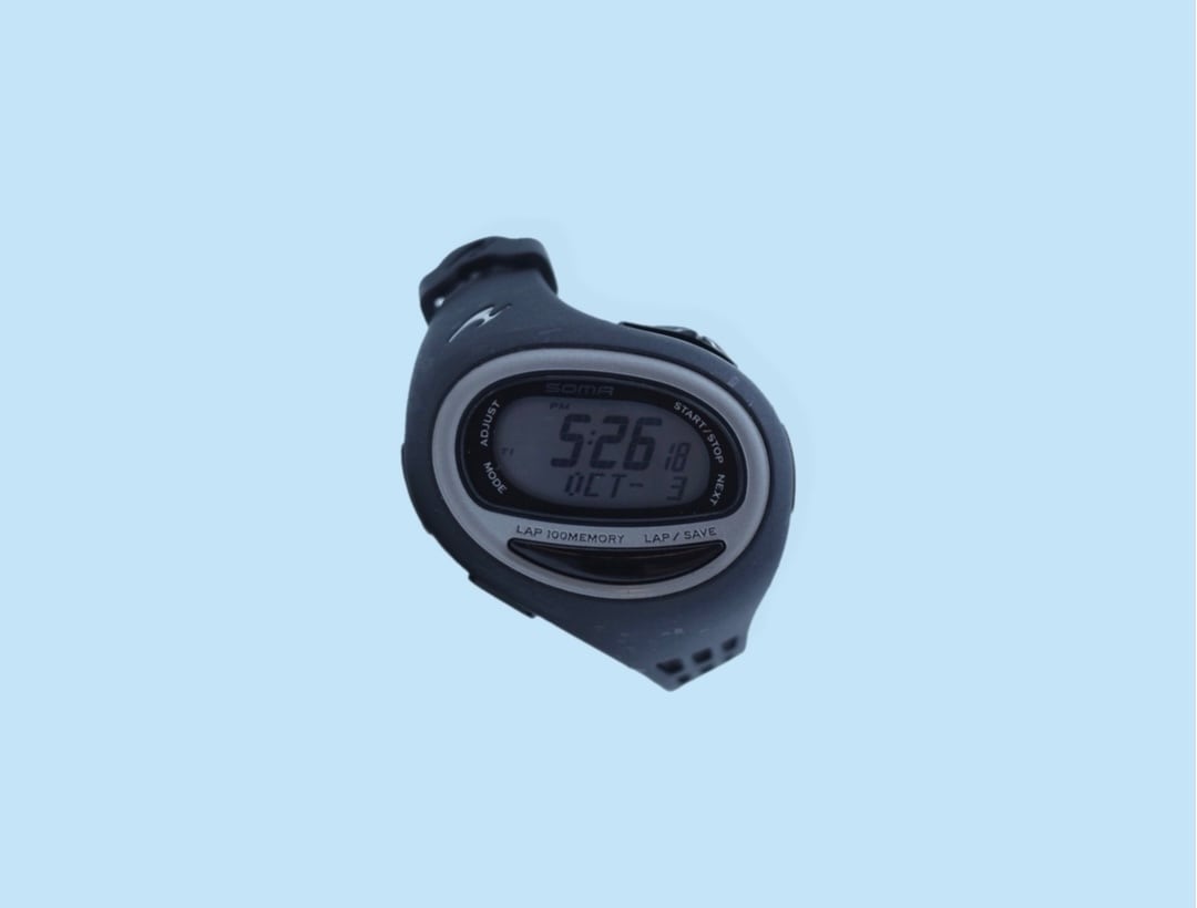 SEIKO SOMA WJ09-4000 DIGITAL RUNNING WATCH