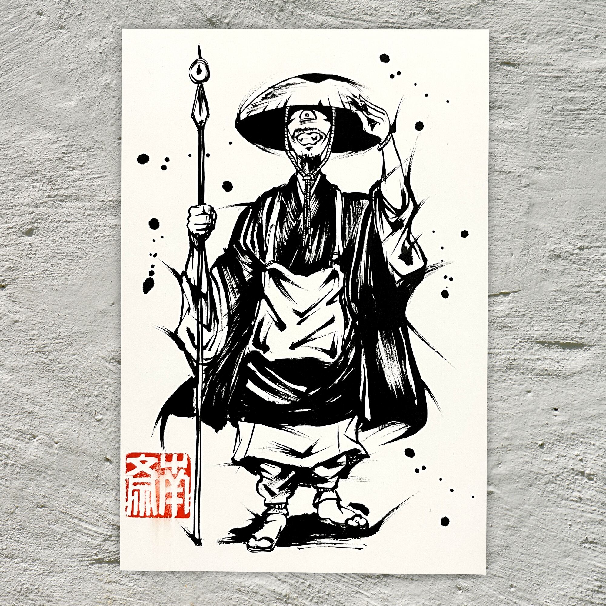 ポストカード】妖怪シリーズ/6枚セット/落款入り | 墨屋