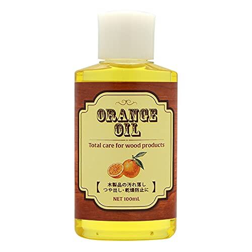 【努力特価】国産 木工用オレンジオイル 100ml 木製品のトータルメンテナンスに 家具などの汚れ落とし、つや出し、乾燥防止に