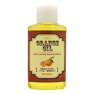 【努力特価】国産 木工用オレンジオイル 100ml 木製品のトータルメンテナンスに 家具などの汚れ落とし、つや出し、乾燥防止に