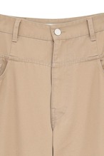 CLANE LOW WAIST BARREL PANTS 2色展開