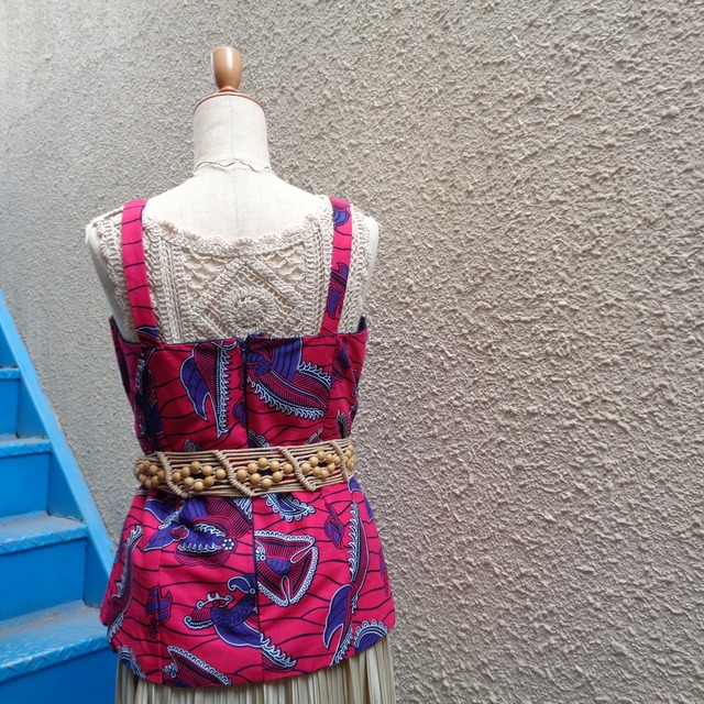 African batik camisole／アフリカンバティック キャミソール | BIG 