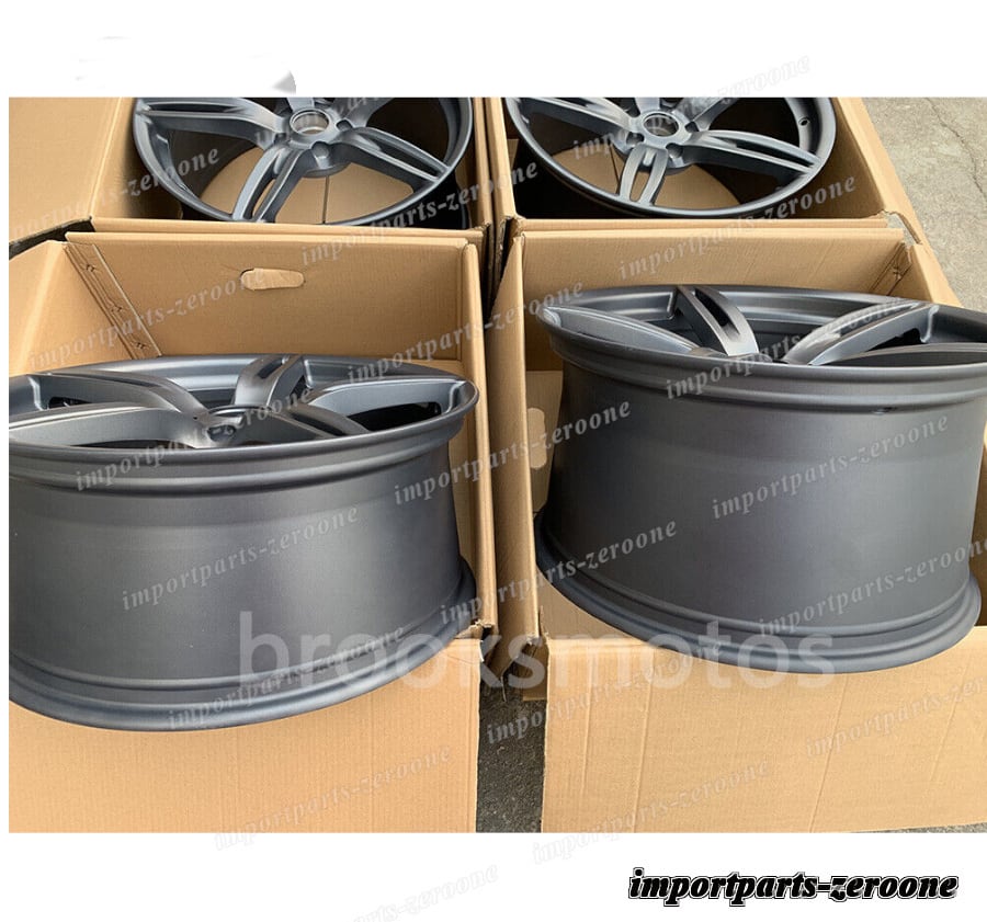 パン専用金属製型セット 21インチ22インチ SATIN GUNMETAL FULL フェラーリ 458 5スポーク