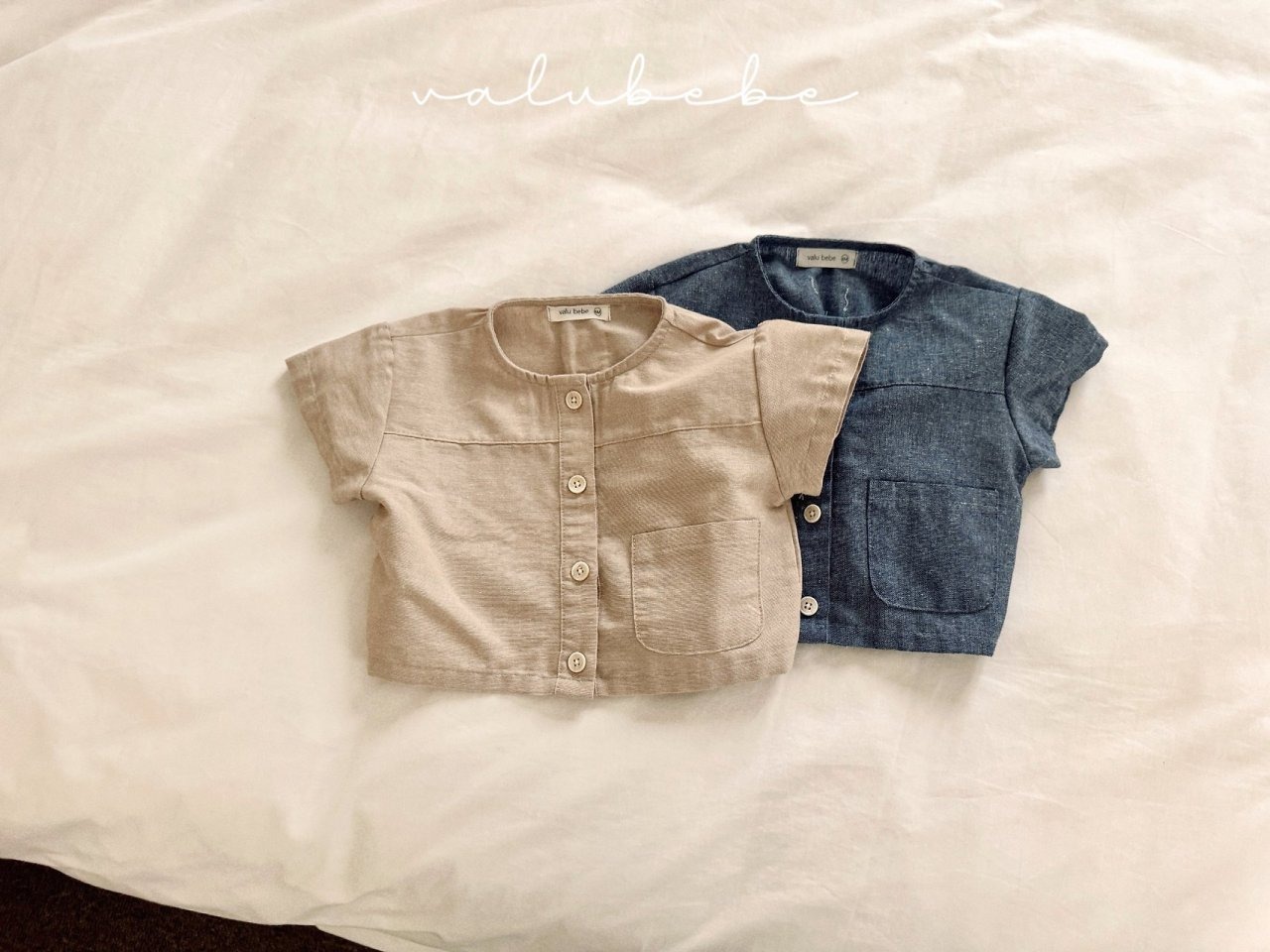 [valubebe] Henry Round Shirt / [벨루베베] 헨리리운드셔츠