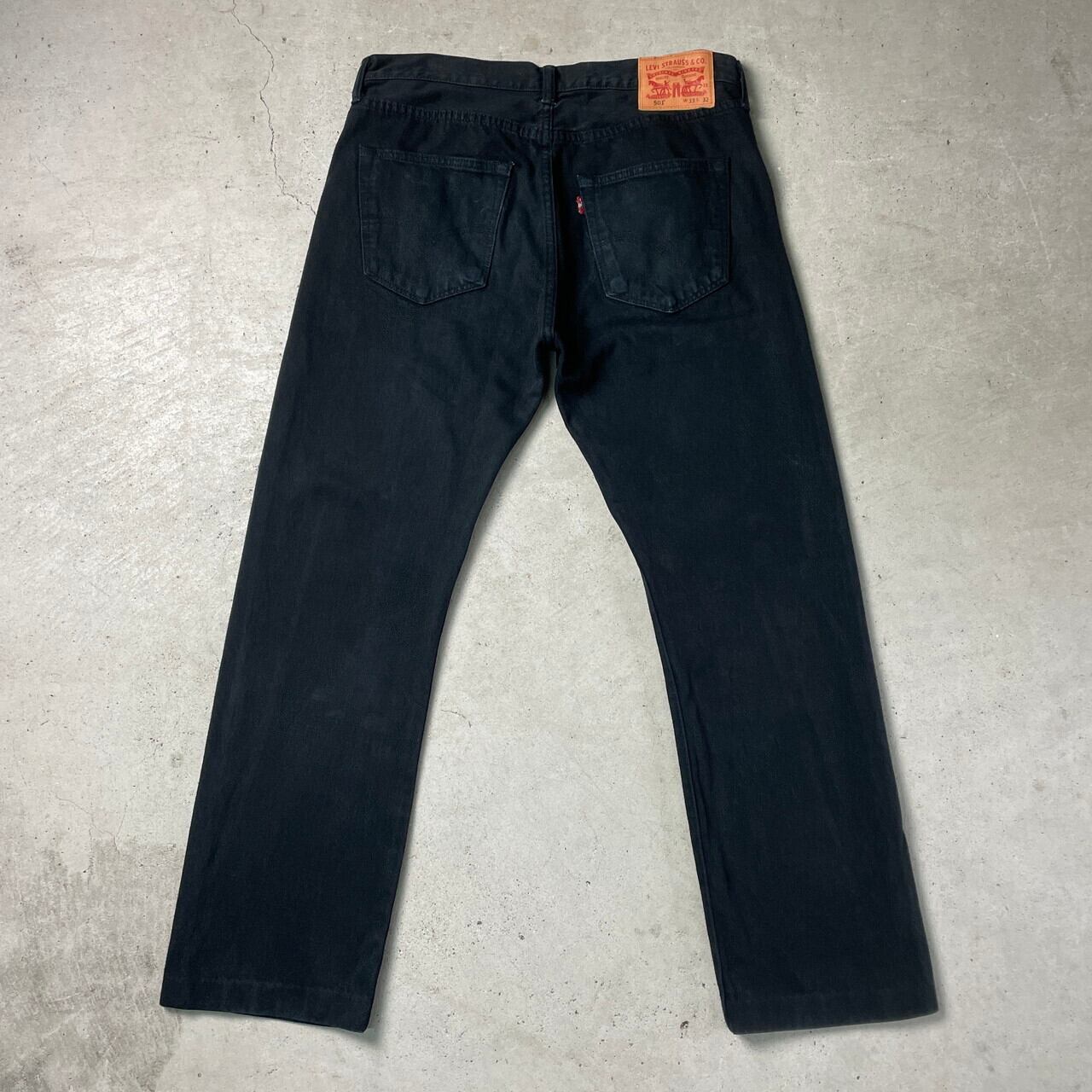 Levi's リーバイス 501 ストレート ブラックデニムパンツ メンズW33