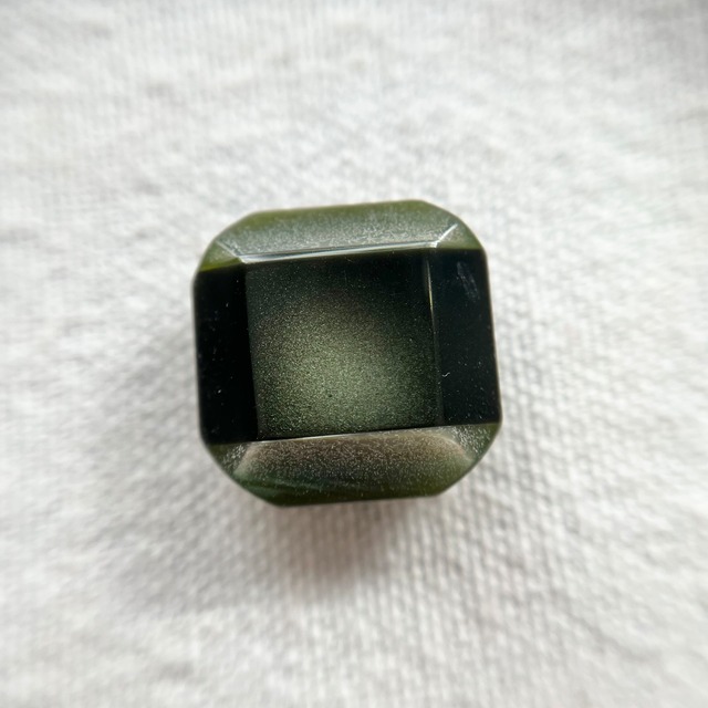 立体スクエア ディープグリーン 20mm
