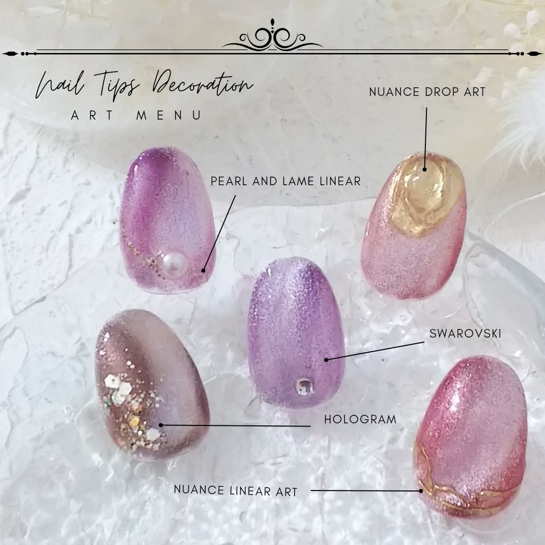 Romanceローズ マグネットジェルカラーネイルチップ Magnet gel color