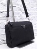 美品◆ PRADA プラダ テスート ナイロン クロスボディ ショルダー バッグ カメラ バッグ ポーチ ポシェット 黒◆ クロスボディ仕様の定番♪