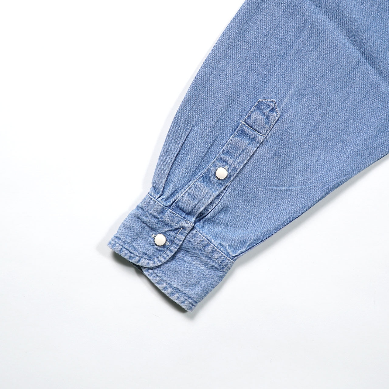 SASHIKO PATCH DENIM SHIRT