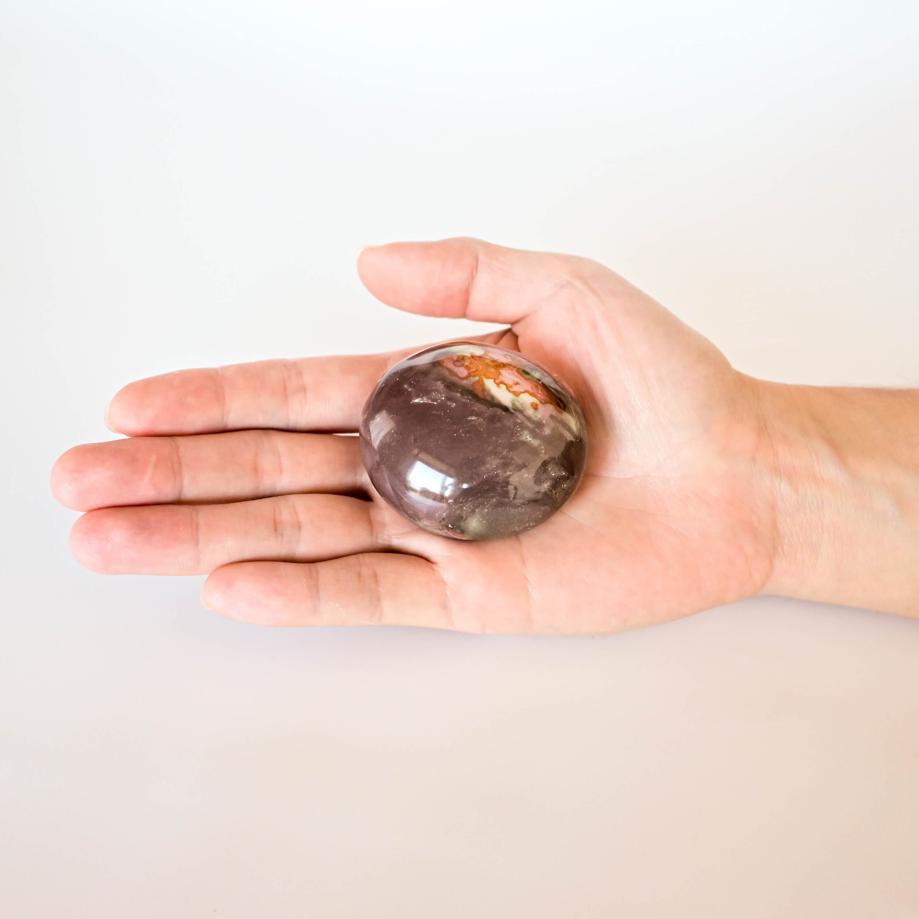 ポリクロームジャスパー【小豆色】◇Polychrome Jasper◇天然石・鉱物 