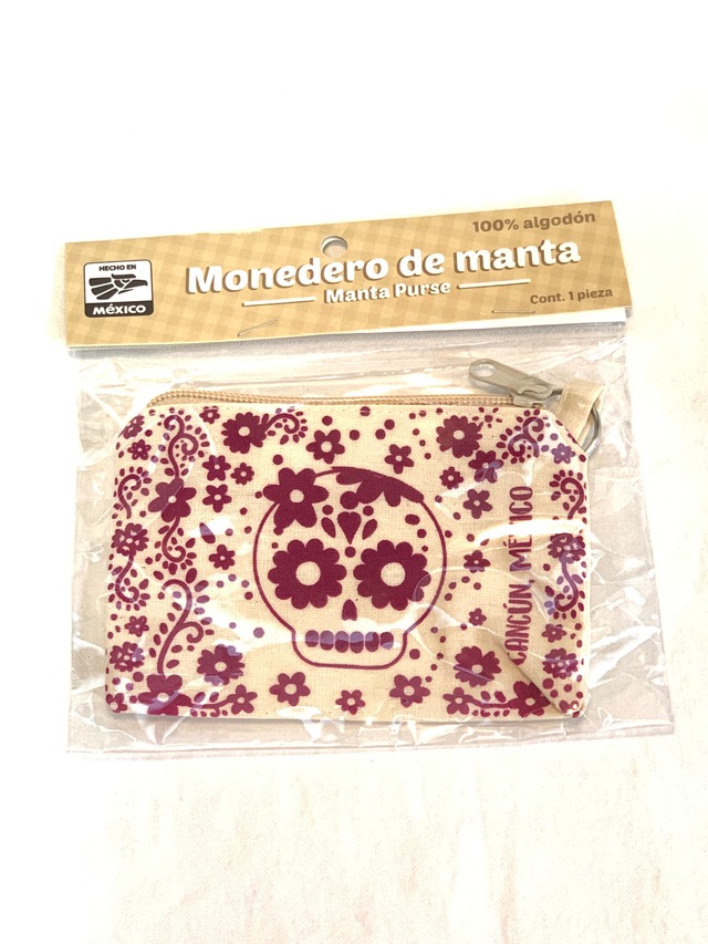 メキシコカラベラマルチポーチ チカーナメイクポーチ 化粧ポーチ Sarisarishop